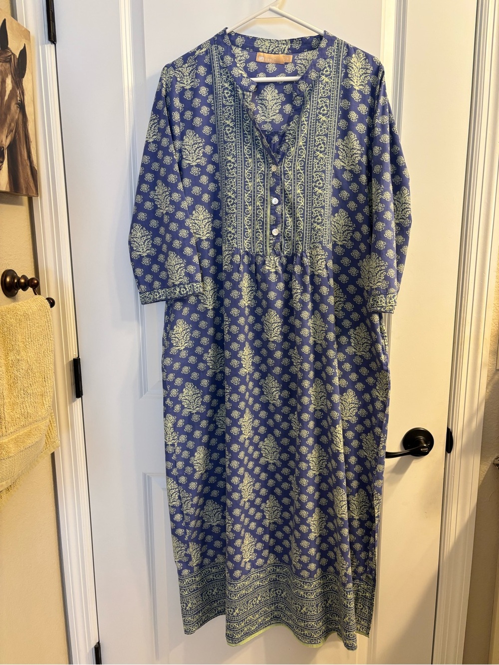 La Cera BOHO Maxi Dress - 100% Cotton
